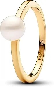 Pandora Treated Freshwater Cultured Pearl Ring 163157c01-54