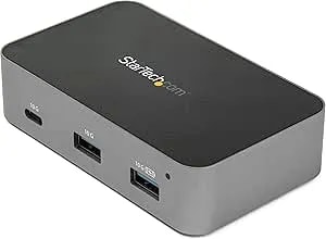 Startech.Com 4-Port Usb C Hub - Usb 3.2 Gen 2 (10gbps) - 3x Usb-A & 1x Usb-C - Powered - Universal Power Adapter Included , Taa (hb31c3a1cs)