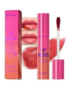 Cherry Pink Peel Off Lip Stain, Waterproof Matte Lip Liner Stain Peel Off Long Lasting, Transfer – Proof & Highly Pigmented Liquid Lipstick, Natural Beauty Lip Makeup Present For Women-01 Cherry Pink
