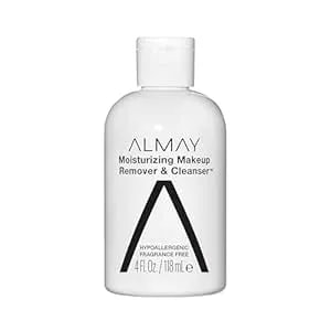 Almay Moisturizing Makeup Remover, Dermatologist Tested And Fragrance-Free, Hypoallergenic Cleanser, Removes Regular And Longwear Formulas, 4 Fl Oz (1 Pack)