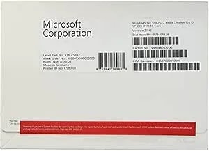 Microsoft Windows Server 2022 Standard - Base License With Media And Key - 16 Core