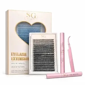 Diy Lash Extension Kit 280pcs Cluster Lashes, Bond & Seal + Applicator, 8–18mm Wispy Natural Lashes, Easy At Home Lash Kit, Beginner Friendly, Reusable Eyelash Extensions