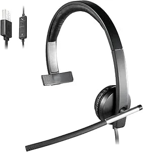Logitech USB Headset Mono H650e, Black
