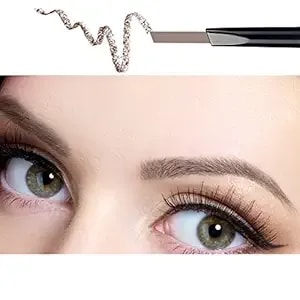 Eyebrow Pencil Coffee Waterproof Smooth Natural Cruelty Free (Brown #3)