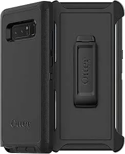 Otterbox Defender Series Screenless Edition Case For Samsung Galaxy Note 8 (Only) - Holster Clip Included - Non-Retail Packaging - Black