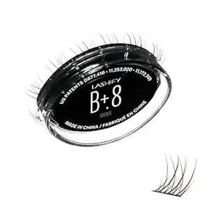 Lashify Bold Plus+ 8mm Gossamer Eyelash Extensions Refill In Minx Color, Easy Diy False Lashes For The Most Delicate, Natural And Long Lasting Look