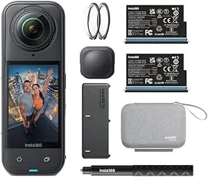 insta360 x5 8k 360 Action Camera Essentials Bundle