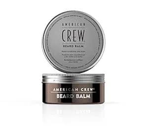 American Crew Beard Balm, Conditioner & Styler, Sweet Almond Oil, Shea Butter, 2.3 Fl Oz