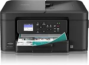 Brother Work Smart 1360 Wireless Color Inkjet All-In-One Printer With Automatic Duplex Printing And 1.8” Color Display - Includes Refresh Subscription Trial(1) (Mfc-j1360dw) (Uses lc501 Series Inks)