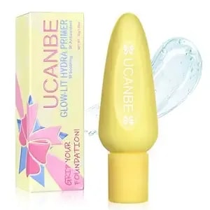 Ucanbe Gripping Makeup Primer For Face – Hydrating Jelly Primer For Long Lasting Makeup, Pore & Texture Smoothing Gel Primer For Foundation Application For Dry & Textured Skin, Silent Blue