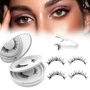 Meylora Magnetic Lashes,Magnetic Eyelashes With Applicator,2026 New Magnet Lashes Natural Look,Reusable No Glue Needed Soft Lashes Kit(02+04)
