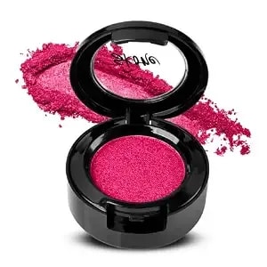 Skone Cosmetics Gems Eye Shadow, Highly Pigmented, Longwear Eye Makeup, Single Eyeshadow With Pro Shimmery Finish - Ultra-Blendable, Slightly Shimmer Shades - Pinkeyeshadow - Strawberries