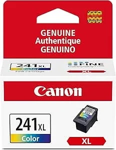 Canon CL-241 XL Genuine Color Ink Cartridge, Compatible With MG2120/3120/4120, MX512/432/472/372/392/522/532/452, MG2220/3220/4220/3520/3620, TS5120