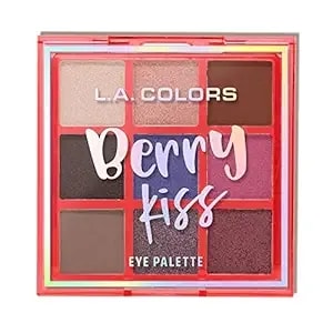 L.A. Colors 9 Color Eyeshadow Palette, Berry Kiss ces492