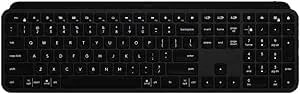 Logitech USB-C MX Keys Advanced Wireless Illuminated Keyboard - Graphite (Renewed)