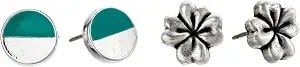 Alex And Ani Color Infusion Studs Earrings, Set Of 2