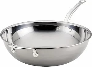 Hestan - Nanobond Collection - Stainless Steel Chef'S Pan, Induction Cooktop Compatible, 14-Inch