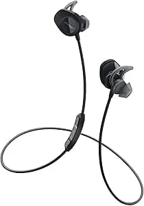 Bose Soundsport, Wireless Earbuds, (Sweatproof Bluetooth Headphones For Running And Sports), Black (Renewed)