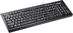 Kensington 64370a Keyboard For Life, Standard, Usb Connected