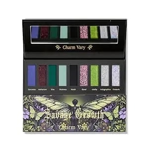 Chameleon Eyeshadow Palette - 9 Colors Highlighter Makeup, Shimmer Matte Glitter Eyeshadow, Neutral Nude Eye Shadow Palettes, Multichrome Eye Makeup