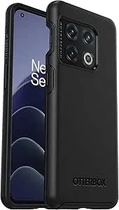 Otterbox Oneplus 10 Pro 5g Symmetry Series Case - Black, Ultra-Sleek, Wireless Charging Compatible, Raised Edges Protect Camera & Screen