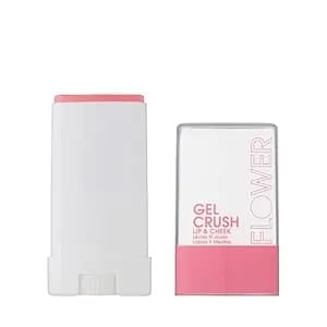 Flower Beauty By Drew Barrymore Lip & Cheek Gel Crush - Cream Blush And Lips Tint In One Portable Multistick - Hydrating Burst Of Color (Strawberry Crush)