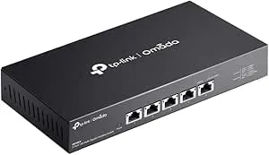 Omada 5-Port 10g Unmanaged Switch - 100gbps Capacity - 5-Speed (10g/5g/2.5g/1g/100m) - Fanless Silent Operation - Ideal For 8k Video, 10g Nas, And Gaming Workstations