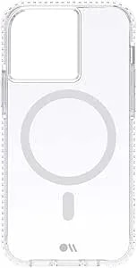Case-Mate Tough Plus Iphone 14 Pro Case - Clear [15ft Drop Protection] [Compatible With Magsafe] Magnetic Phone Case For Apple 14 Pro 6.1", Shockproof Cover With Anti Yellow, Anti Scratch Tech, Slim