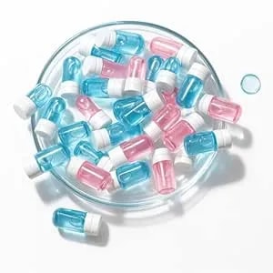 Portable Cleansing Oil Mini Travel Face Eye Makeup Remover 40 Bottles, Natural Deep Cleanser Facial Double Control Cleansing Oil, Gentle Skincare For All Skin Types (Rose+Camellia,40)