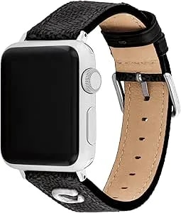 Coach Apple Watch Strap, Compatible With 38mm, 40mm, 41mm Apple Watch, Interchangeable Strap With Signature Style For A Personalized Look