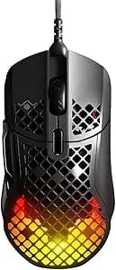 Steelseries Aerox 5 - Holey Rgb Gaming Mouse - Ultra-Lightweight Water Resistant Design - 18k Dpi Truemove Air Optical Sensor - 9 Programmable Buttons
