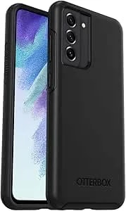 Otterbox Galaxy s21 Fe 5g (Only) Symmetry Series Case - Black, Ultra-Sleek, Wireless Charging Compatible, Raised Edges Protect Camera & Screen