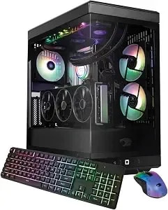 Ibuypower y40 Gaming Pc Desktop Computer Intel Core Ultra 7 270k Plus Cpu, Nvidia Geforce Rtx 5080 16gb Gpu, 32gb ddr5 5200mhz Ram, 1tb Nvme Ssd, Windows 11 Home, Gamer Keyboard And Mouse -y40bi7n5801