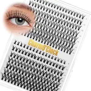 Lash Clusters 9-16mm Wispy Eyelash Clusters 266pcs Cluster Lashes Diy Individual Lashes Clusters With Soft Thin Band For Self Use,Beginner-Friendly