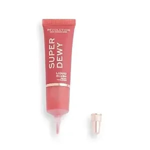 Revolution, Superdewy Liquid Blush, Richly Pigmented & Buildable, Blendable Formula, You Got Me Blushing, 0.5 Fl Oz