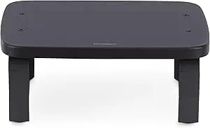 Kensington 52785 Smartfit Monitor Stands, 12.25w X 2.25d X 4.75h, Black