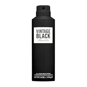 Kenneth Cole Vintage Black Body Spray For Men, 6.0 Fl. Oz.
