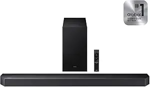 Samsung Hw-q600f Q-Series 3.1.2ch Soundbar With Wireless Subwoofer, Dolby Atmos, Dts:X Surround Sound, Q-Symphony Compatible, Bluetooth Tv Sound Bar For Home Theater