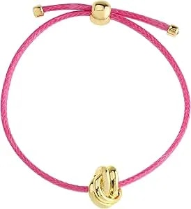 Steve Madden Women'S Knot Friendship Slider Bracelet