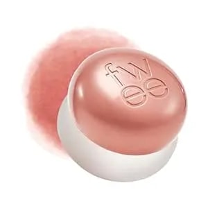 Fwee Blurry Pudding Pot - Airbrushed Blush & Lip, Buildable & High Pigment, Long-Lasting, Lightweight, Natural Soft Matte Finish, Satin Finish Blurring Blush - My (Peachy Nude) - 0.17 Oz