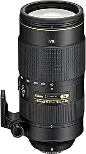 Nikon Af-S Fx Nikkor 80-400mm F.4.5-5.6g Ed Vibration Reduction Zoom Lens With Auto Focus For Nikon Dslr Cameras