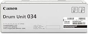Canon Genuine 034 Black Drum Cartridge Compatible With mf810cdn, mf820cdn
