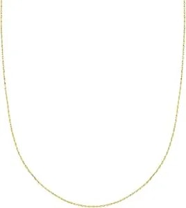 Ross-Simons 0.7mm 14kt Yellow Gold Rope Chain Necklace, Necklace For Women, Gold Jewelry, Christmas, Birthday Gift