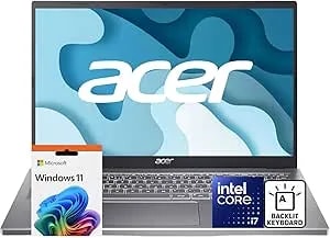 Acer Aspire Premium 15.6" Fhd Laptop - Intel Core i7-1255u Up To 4.7ghz - 32gb Ram - 1tb Storage(512gb Ssd + 512gb Ext) - Backlit Keyboard - Wi-Fi 6 - Iris Xe Graphics - Webcam - Windows 11