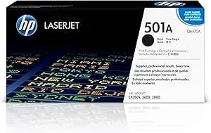 Hp Original 501a Black Toner Cartridge - Works Color Laserjet 3600, 3800, cp3505 Series - q6470a