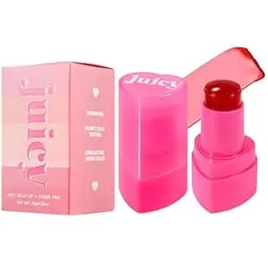 Fyeboo Cooling Water Jelly Tint Blush, Multi-Use Juicy Lip + Cheek Tint, Hydrating & Bouncy Jelly Texture, Long-Lasting Sheer Color, 0.32 Oz (# 01, 0.32 Oz)