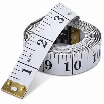 Measuring Tape For Body Measurements, Soft Tape Measure Double Scale, Has 150 Centimetre Scale On Reverse And Front 60 Inch