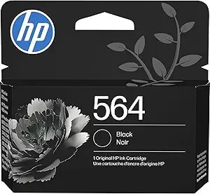 Hp 564 Black Ink Cartridge - Works With Deskjet 3500; Officejet 4620; Photosmart b8550, c6300, d5400, d7560, 5510, 5520, 6510, 6520, 7510, 7520, Plus, Premium, Estation - cb316wn