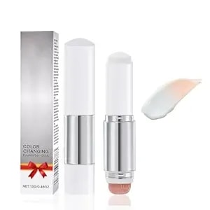 Blanc Cover Cream Stick - Color Changing Foundation Stick, White Foundation Makeup With Built-In Brush, Korean Makeup Moisturizing & Long-Lasting Dewy Finish Even Skin Tone Mothers Day Gifts (Natural)
