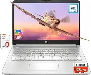 Hp Stream 14" Back-To-School Laptop, Intel Processor n150 (Beats i3-1115g4), Copilot Ai 1-Year Microsoft 365, 4gb Ram, 128gb Ufs + 128gb Msd Card, Fast Charge, Wi-Fi 6, Win 11 S